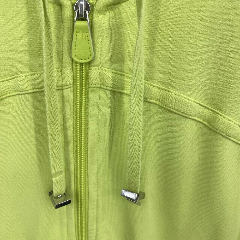 Chico's Zenergy Zip Up Short Sleeve Sweatshirt S/4 - Picture 3 of 5